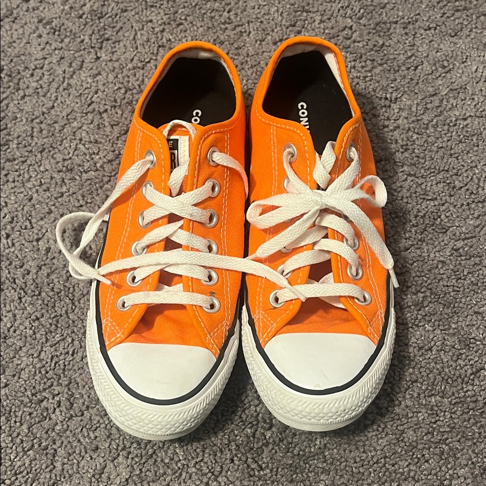 Orange converse